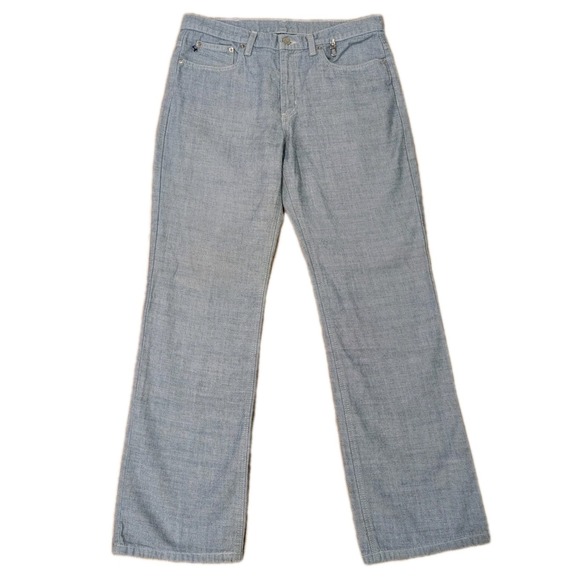 Polo Jeans Company Ralph Lauren Denim - VINTAGE Polo Jeans Co Ralph Lauren 67 Bootcut Jeans Womens 12 Utility Clasp Y2K